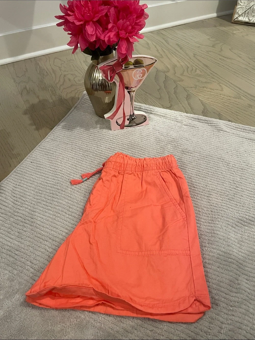 GAP Coral Drawstring Casual Shorts